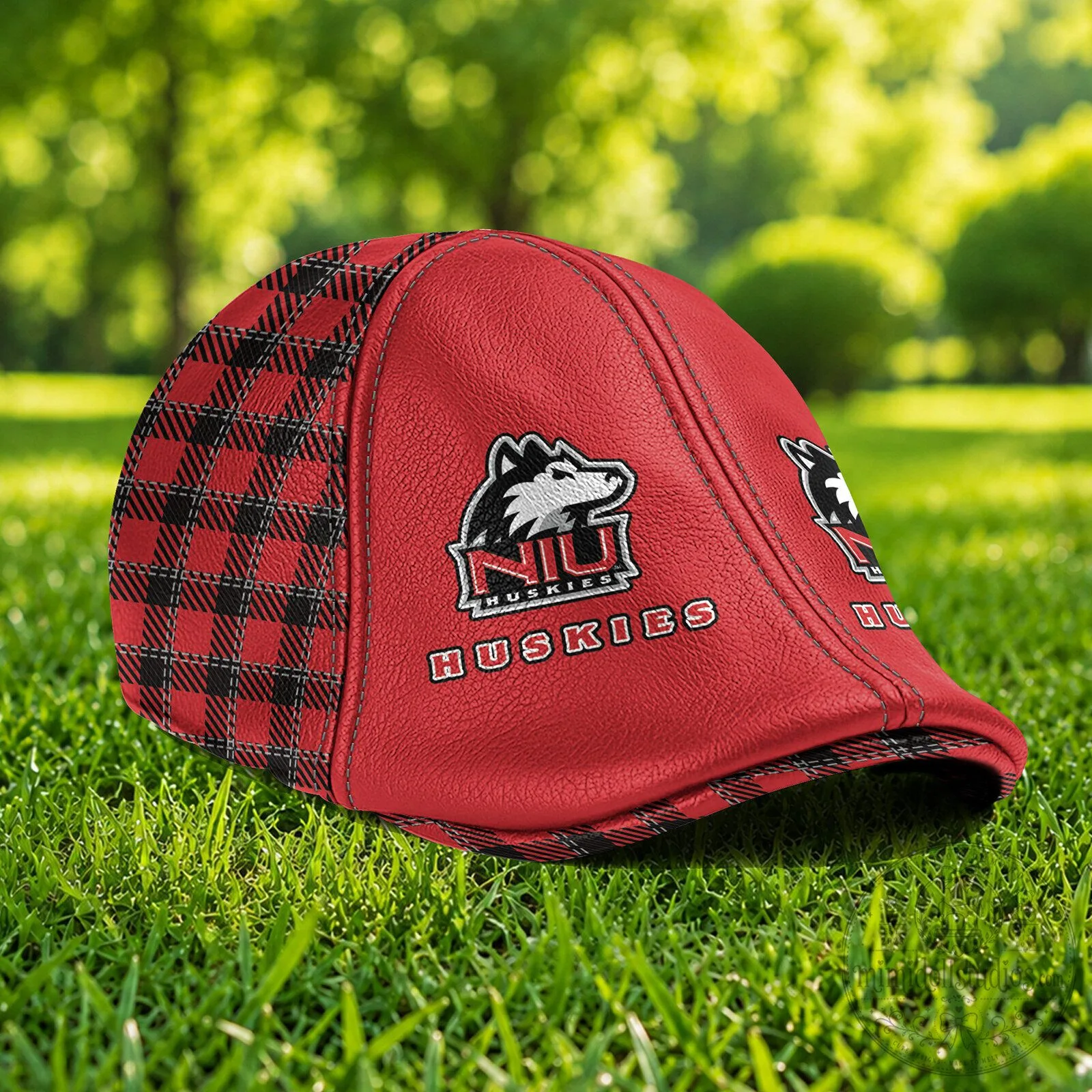 Northern Illinois Huskies NCAA Ivy League Flat Cap 9 Northern Illinois Huskies NCAA Ivy League Flat Cap