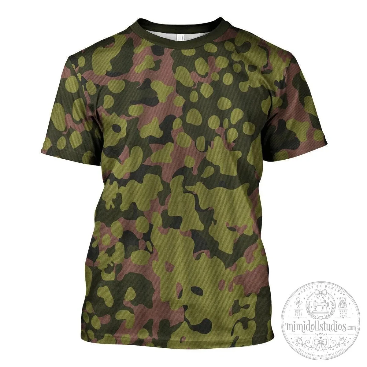 German World War II Waffen SS Oak Leaf Camouflage Hoodie and Pants Set 19 German World War II Waffen SS Oak Leaf Camouflage Hoodie and Pants Set