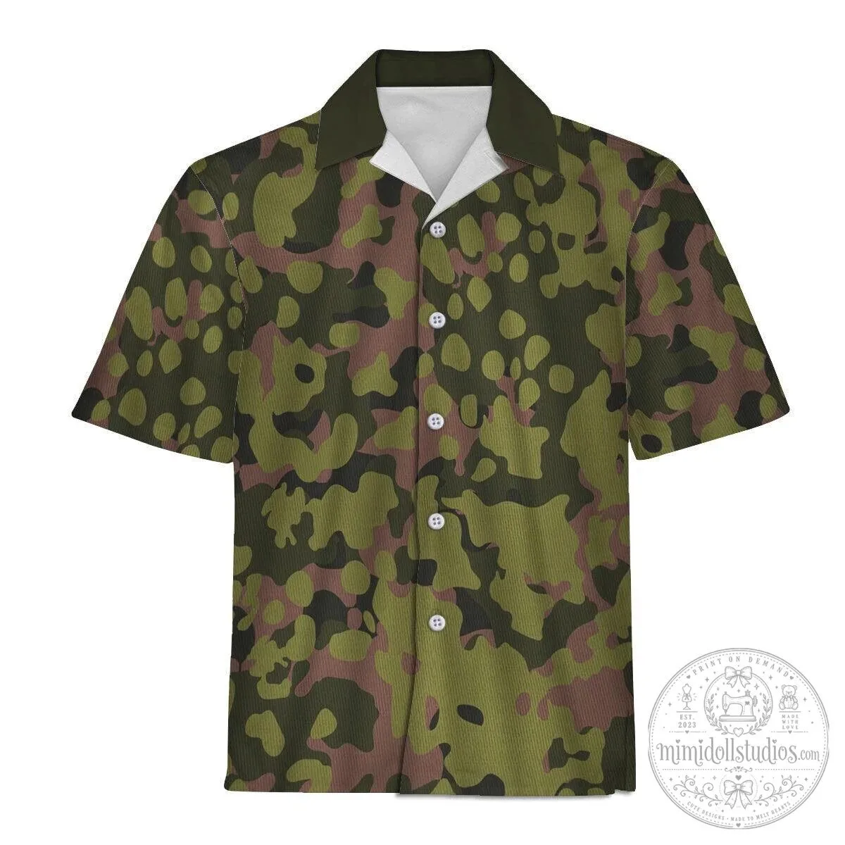 German World War II Waffen SS Oak Leaf Camouflage Hoodie and Pants Set 20 German World War II Waffen SS Oak Leaf Camouflage Hoodie and Pants Set