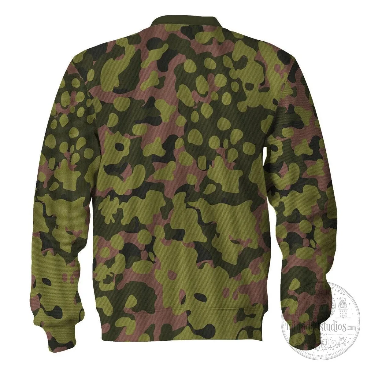 German World War II Waffen SS Oak Leaf Camouflage Hoodie and Pants Set 24 German World War II Waffen SS Oak Leaf Camouflage Hoodie and Pants Set