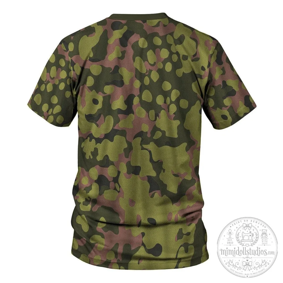 German World War II Waffen SS Oak Leaf Camouflage Hoodie and Pants Set 25 German World War II Waffen SS Oak Leaf Camouflage Hoodie and Pants Set