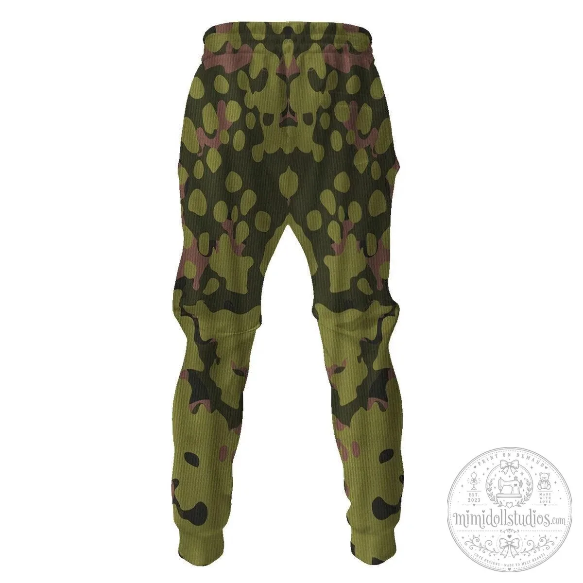 German World War II Waffen SS Oak Leaf Camouflage Hoodie and Pants Set 27 German World War II Waffen SS Oak Leaf Camouflage Hoodie and Pants Set