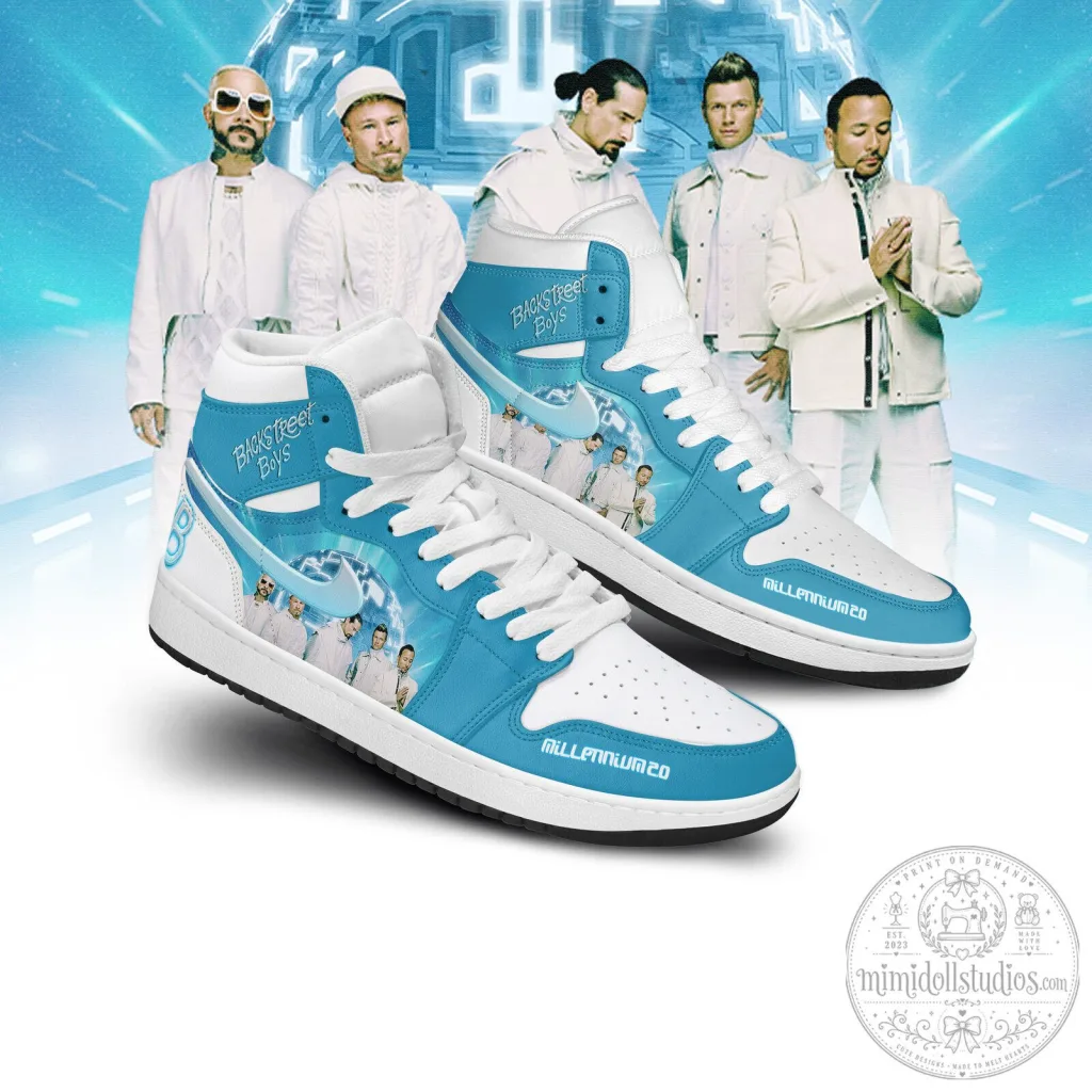 Backstreet Boys Millennium 20th Anniversary High Top Sneakers Backstreet Boys Millennium 20th Anniversary High Top Sneakers