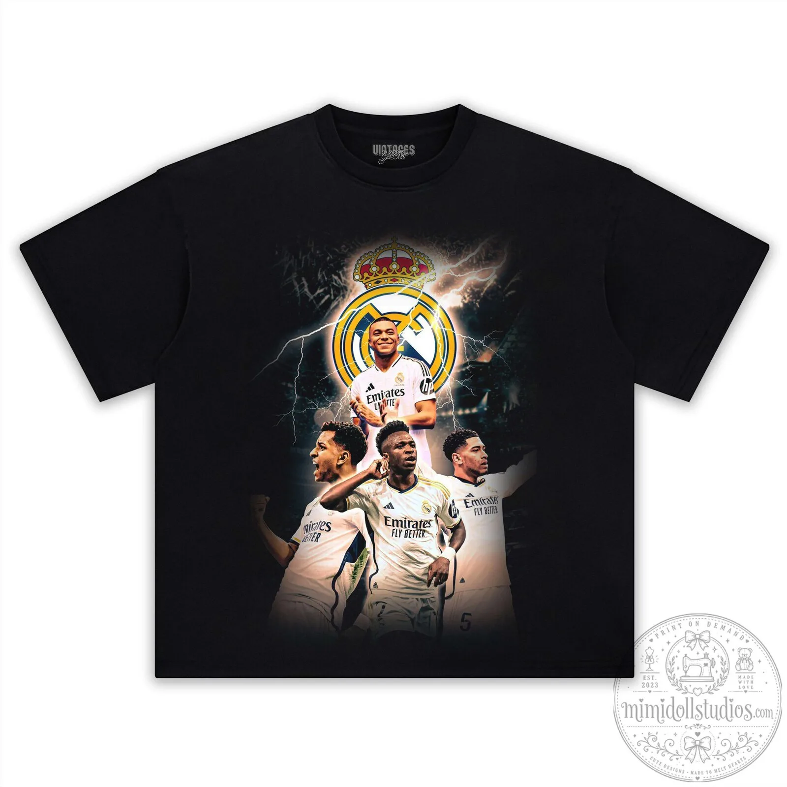 Real Madrid Football Club Soccer Team Players T-Shirt