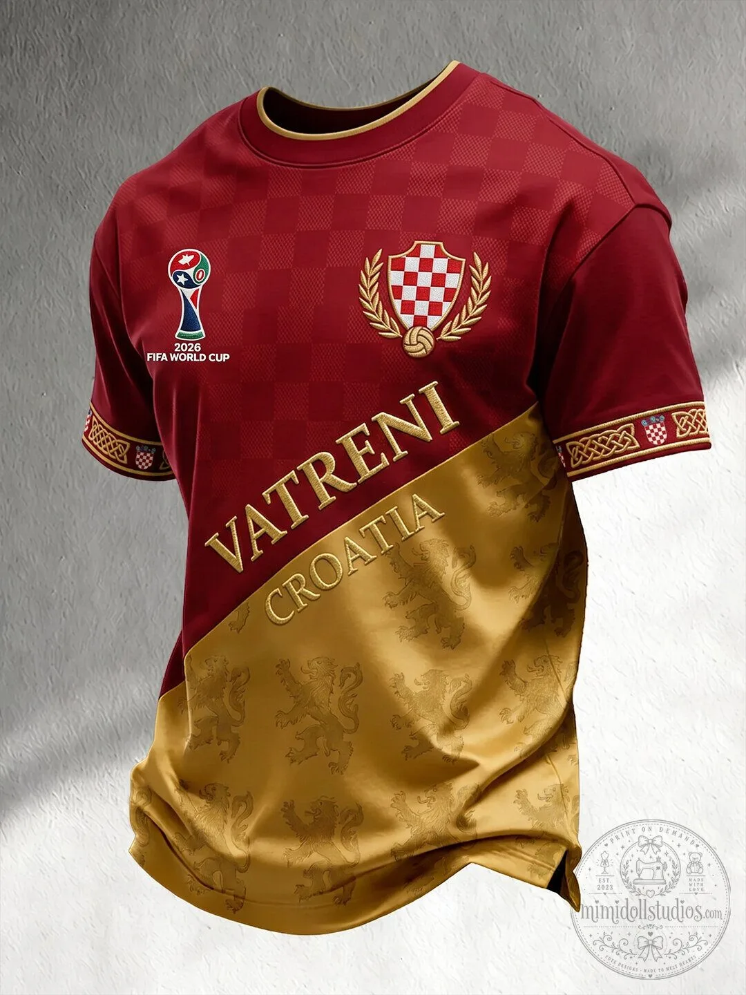 Croatia Vatrene FIFA World Cup 2026 Football Fan Jersey