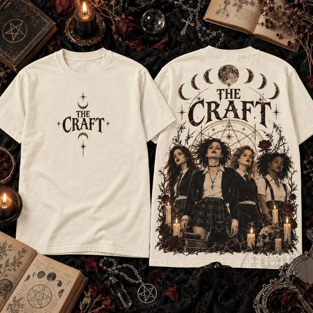 The Craft Movie Coven Witches Gothic Horror Film Fan T-Shirt The Craft Movie Coven Witches Gothic Horror Film Fan T-Shirt