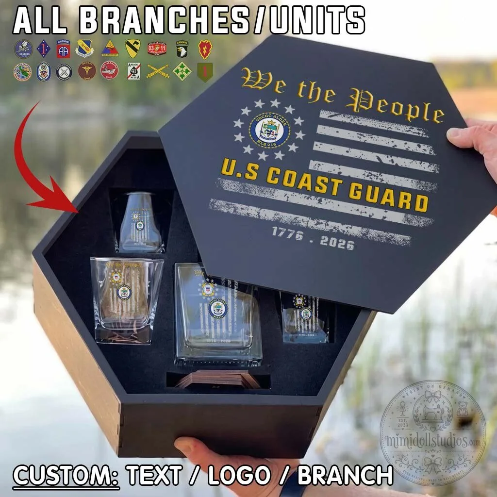 Personalized United States Army Veteran We The People Whiskey Decanter Set 17 Personalized United States Army Veteran We The People Whiskey Decanter Set