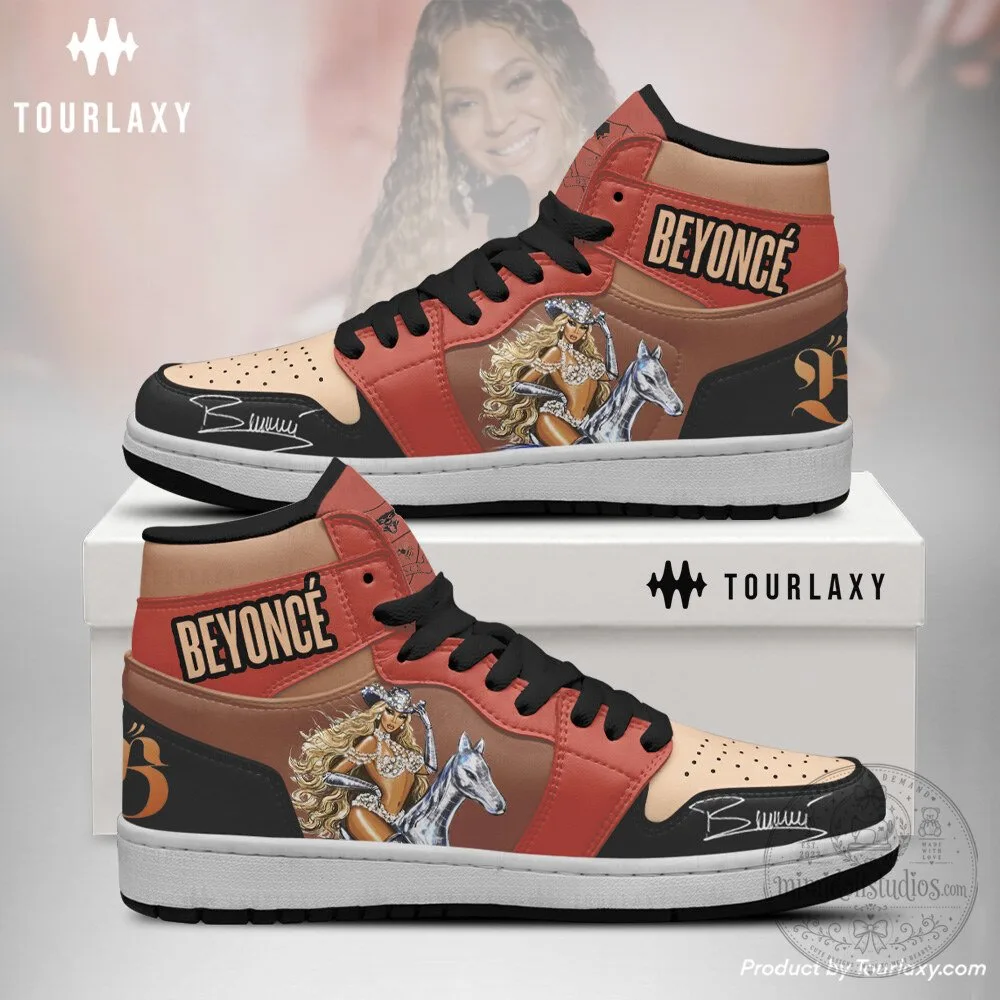 Beyoncé Cowboy Carter Album Art High Top Sneakers