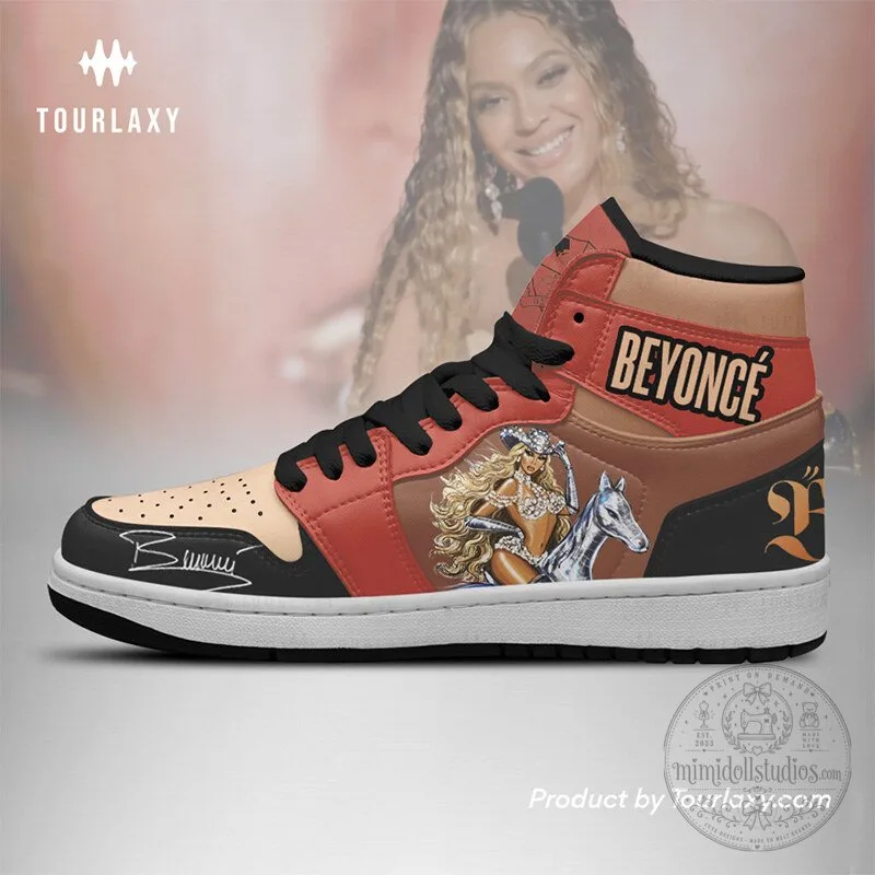 Beyoncé Cowboy Carter Album Art High Top Sneakers 8 Beyoncé Cowboy Carter Album Art High Top Sneakers