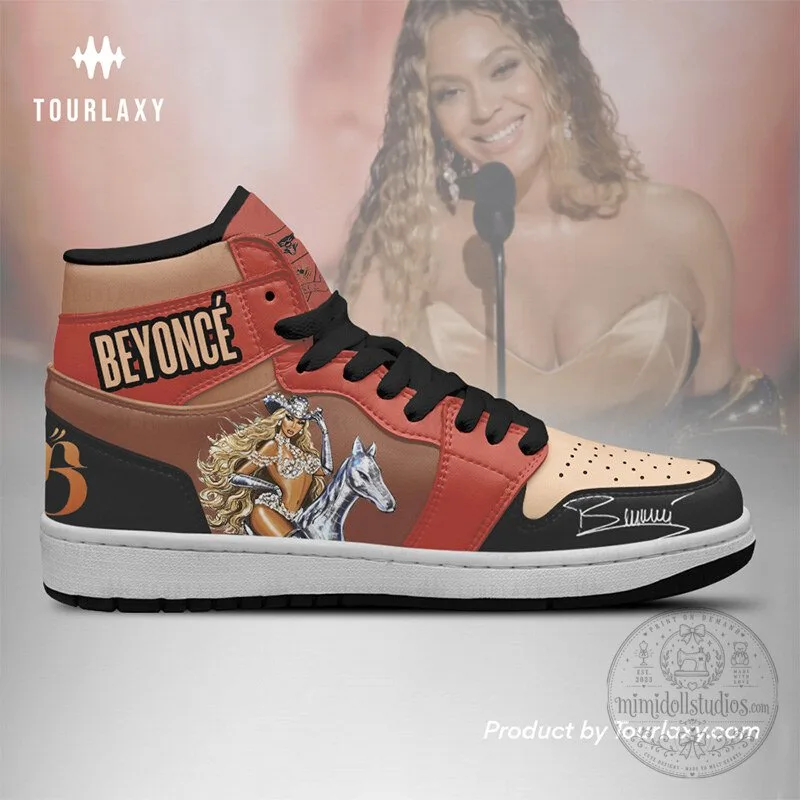 Beyoncé Cowboy Carter Album Art High Top Sneakers 9 Beyoncé Cowboy Carter Album Art High Top Sneakers