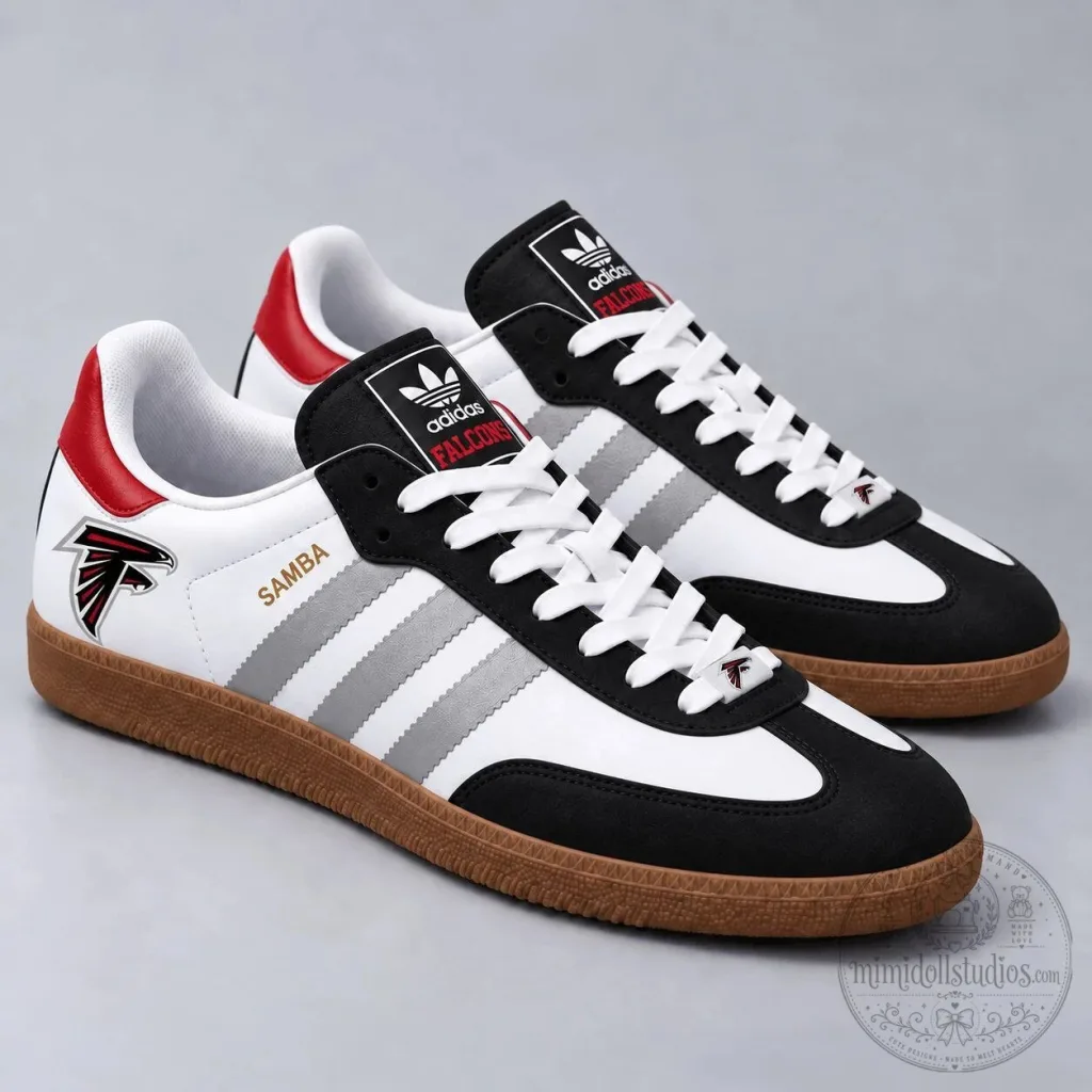 Atlanta Falcons National Football League Team Pride Samba Style Shoes Atlanta Falcons National Football League Team Pride Samba Style Shoes