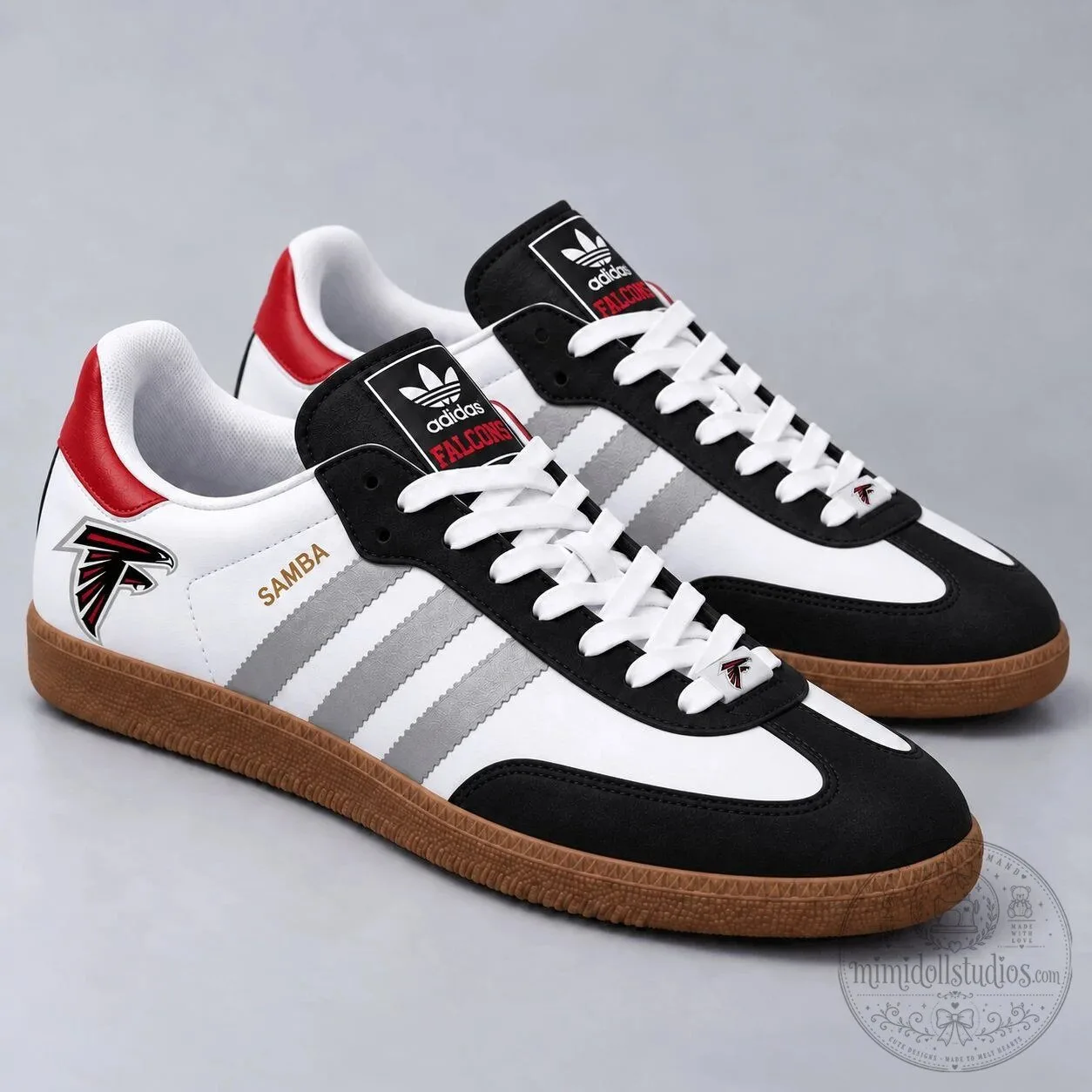 Atlanta Falcons National Football League Team Pride Samba Style Shoes 3 Atlanta Falcons National Football League Team Pride Samba Style Shoes