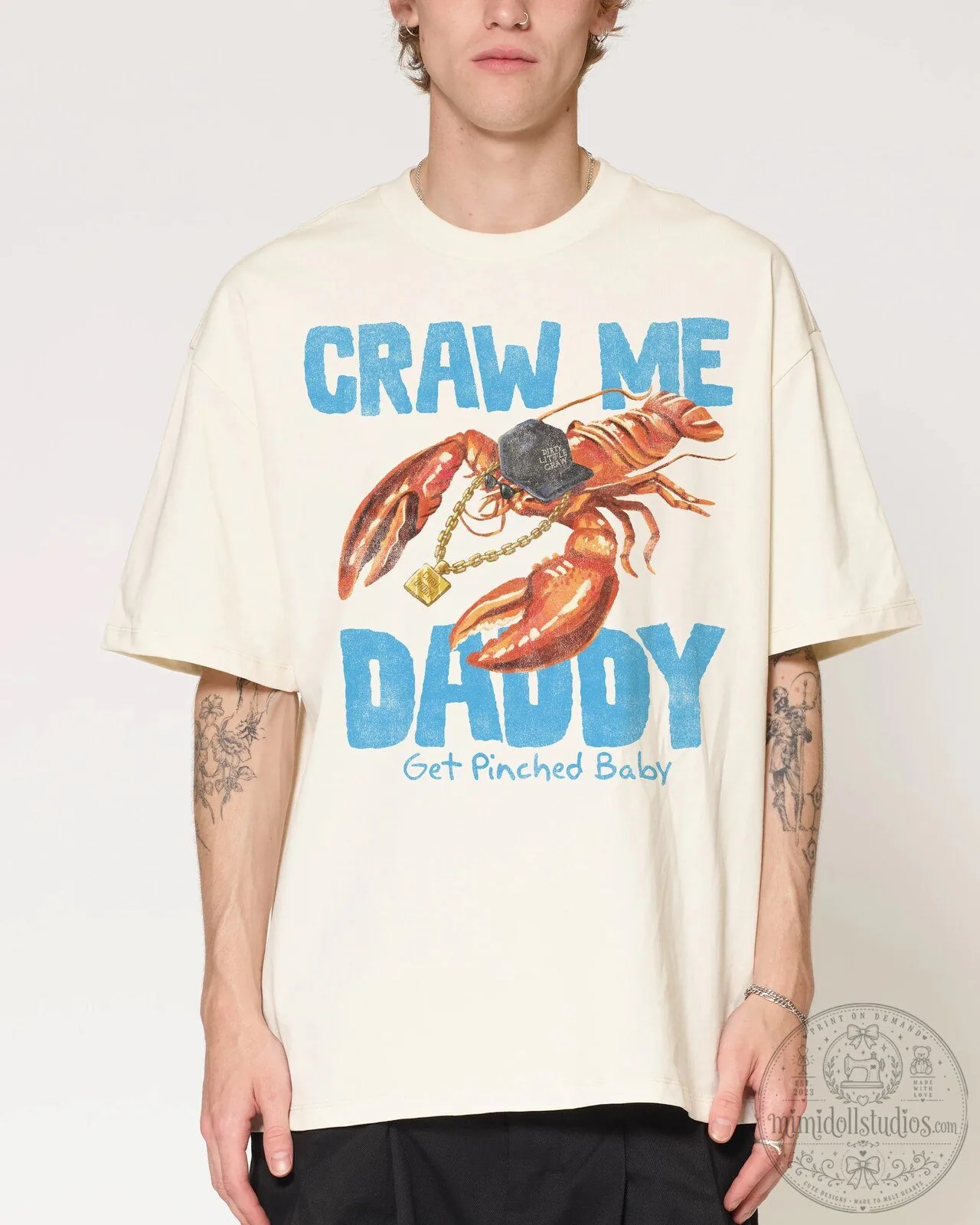 Craw Me Daddy Get Pinched Baby Lobster Graphic T-Shirt 12 Craw Me Daddy Get Pinched Baby Lobster Graphic T-Shirt