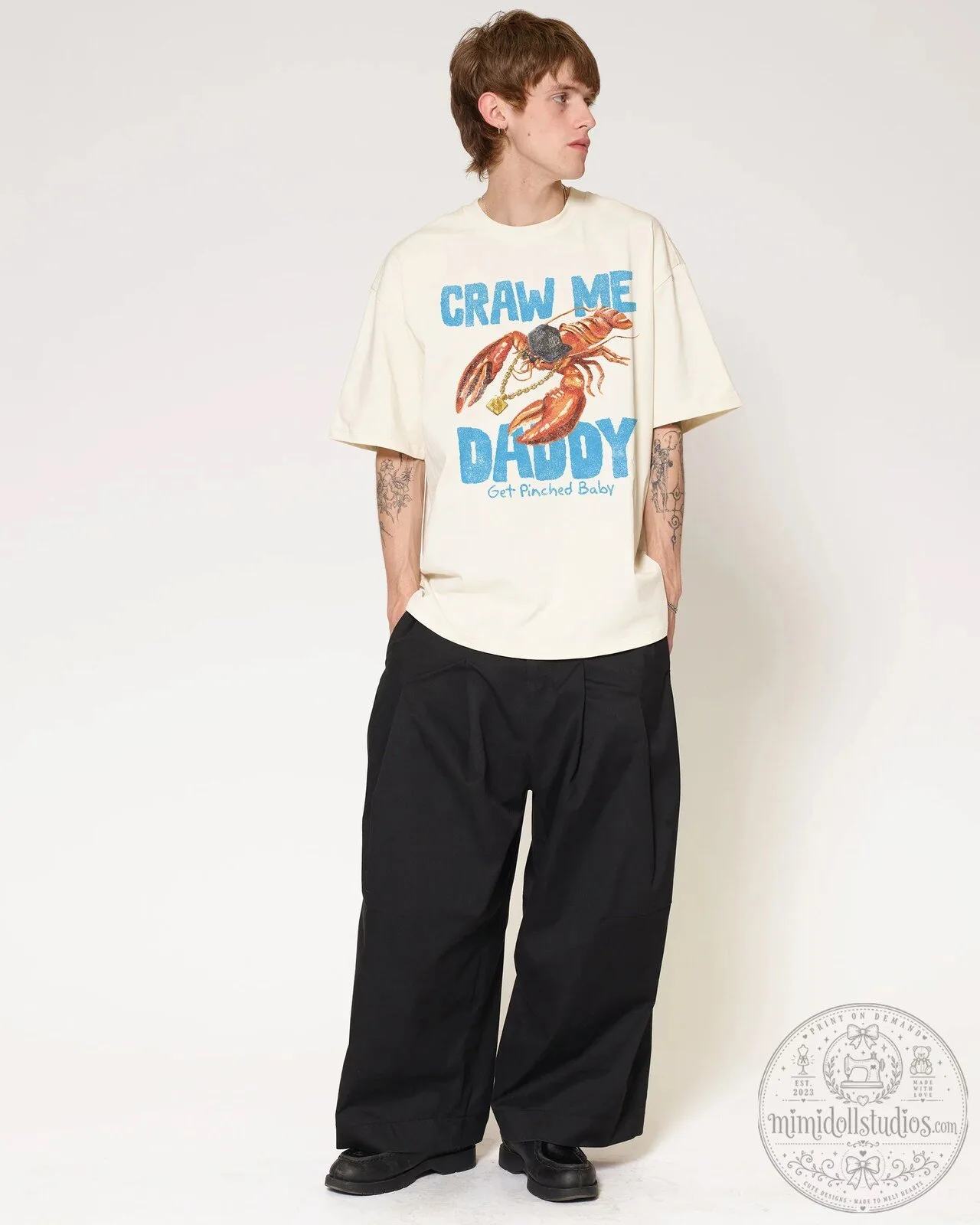 Craw Me Daddy Get Pinched Baby Lobster Graphic T-Shirt 13 Craw Me Daddy Get Pinched Baby Lobster Graphic T-Shirt