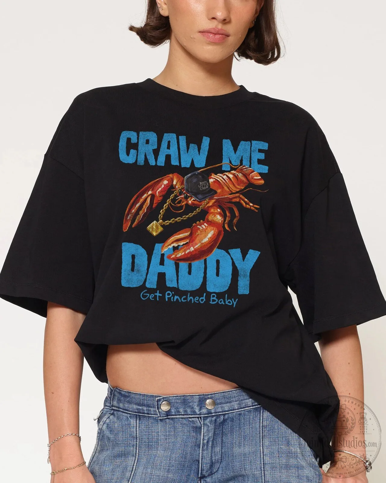 Craw Me Daddy Get Pinched Baby Lobster Graphic T-Shirt 14 Craw Me Daddy Get Pinched Baby Lobster Graphic T-Shirt