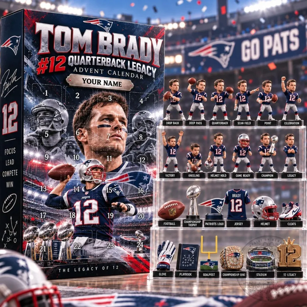 Tom Brady New England Patriots Quarterback Legacy Advent Calendar Tom Brady New England Patriots Quarterback Legacy Advent Calendar