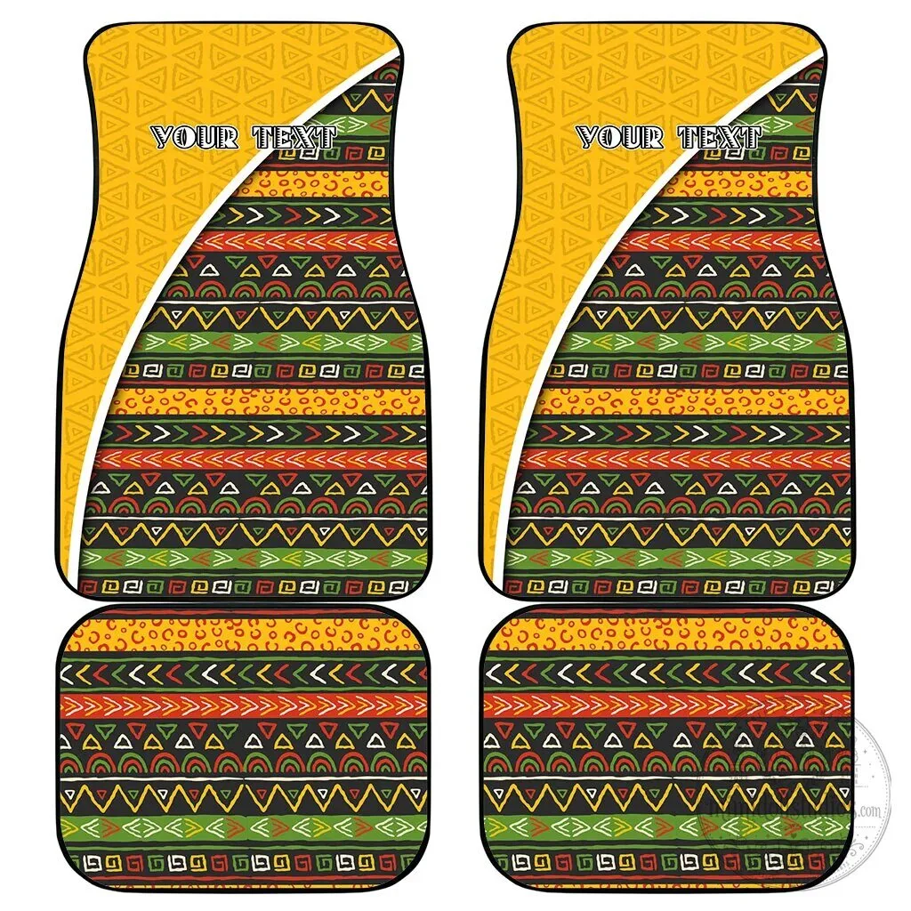 Personalized African Tribal Geometric Heritage Pattern Car Floor Mats 7 Personalized African Tribal Geometric Heritage Pattern Car Floor Mats