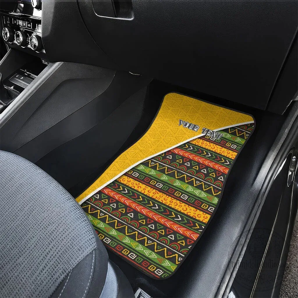 Personalized African Tribal Geometric Heritage Pattern Car Floor Mats 10 Personalized African Tribal Geometric Heritage Pattern Car Floor Mats