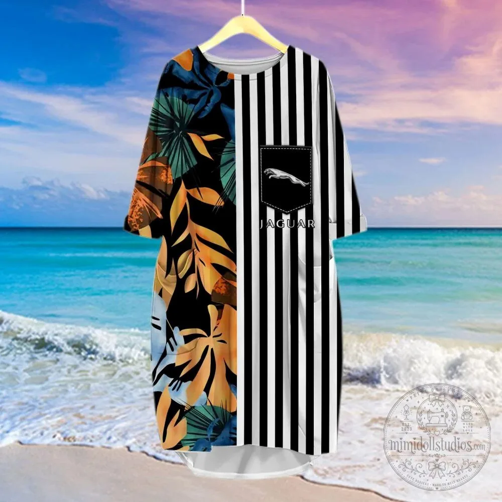 Jaguar Car Logo Tropical Leaves And Stripes Pattern Hawaiian Shirt 20 Jaguar Car Logo Tropical Leaves And Stripes Pattern Hawaiian Shirt