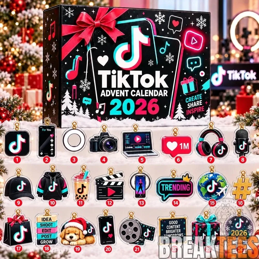 TikTok Social Media Content Creator Christmas Advent Calendar 2026