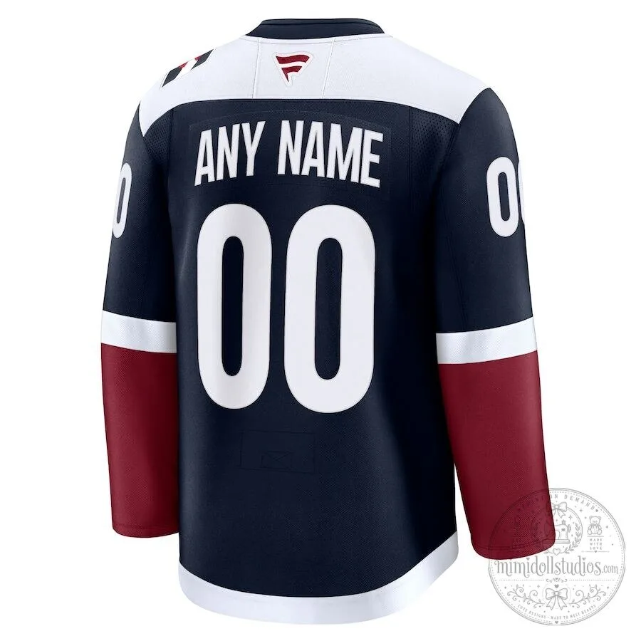 Colorado Avalanche NHL Alternate Premium Custom Hockey Jersey 7 Colorado Avalanche NHL Alternate Premium Custom Hockey Jersey
