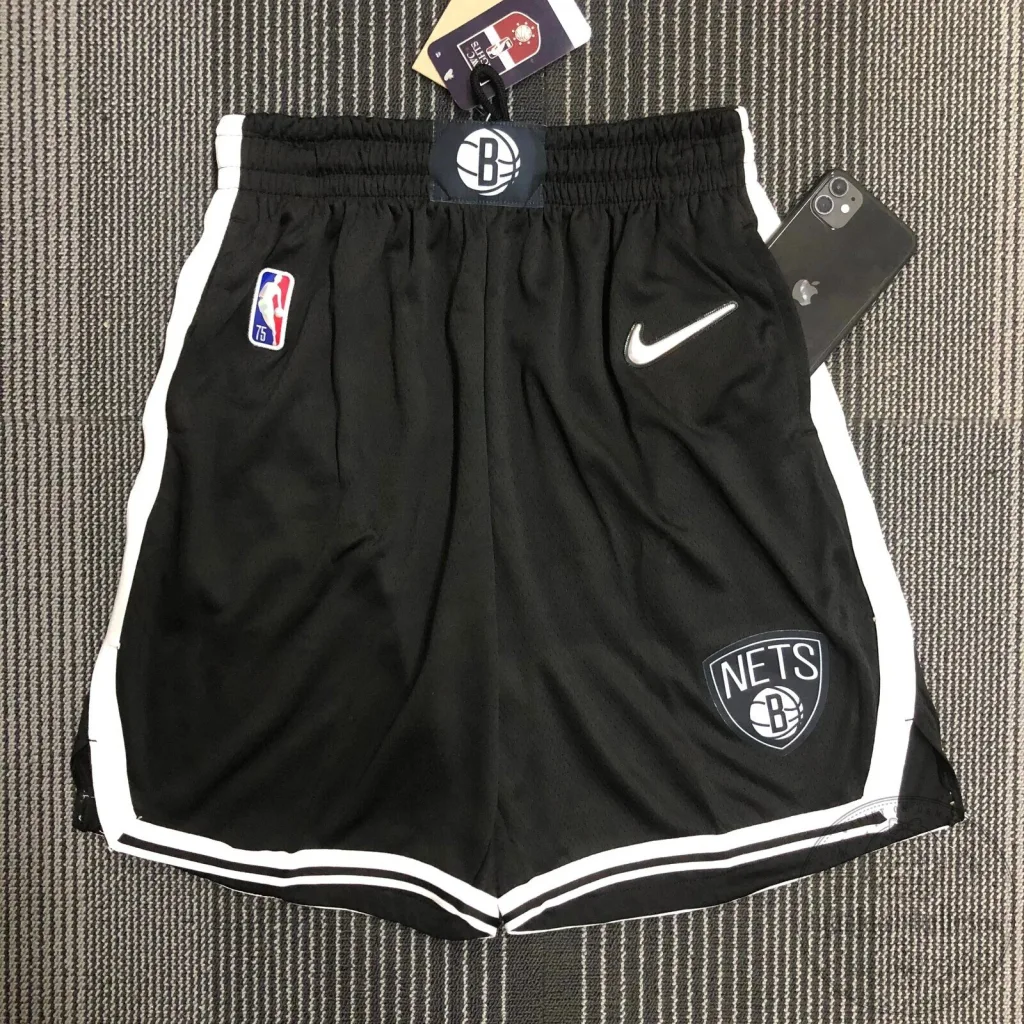 Brooklyn Nets Icon Edition Diamond 75th Anniversary Basketball Shorts Brooklyn Nets Icon Edition Diamond 75th Anniversary Basketball Shorts