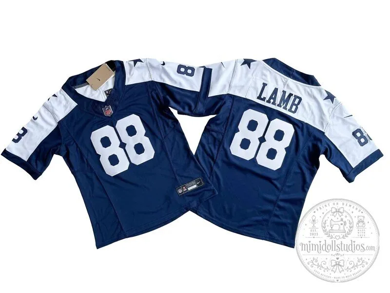 Dallas Cowboys CeeDee Lamb Number 88 NFL Football Team Jersey