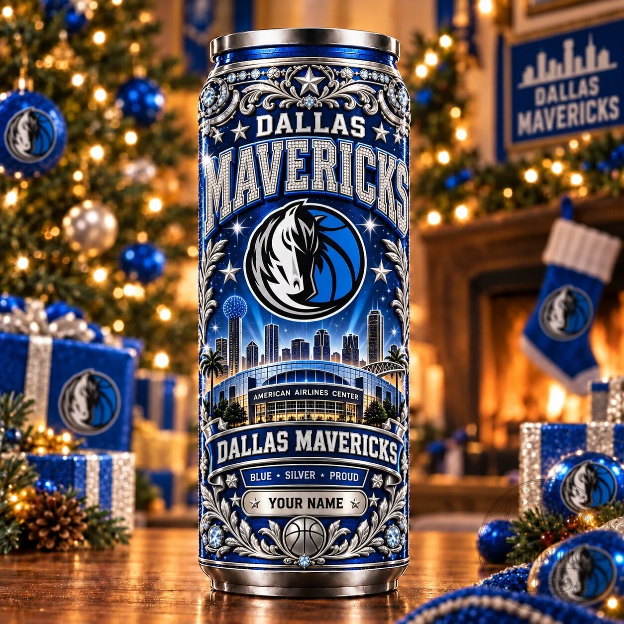 Dallas Mavericks NBA Basketball Team Can Tumbler